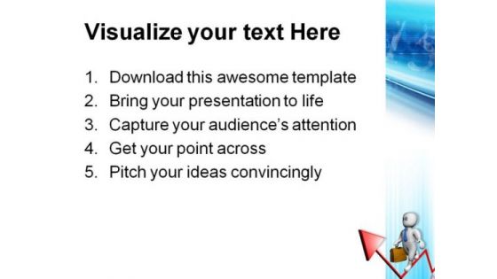 On The Success Way Business PowerPoint Templates And PowerPoint Backgrounds 0311