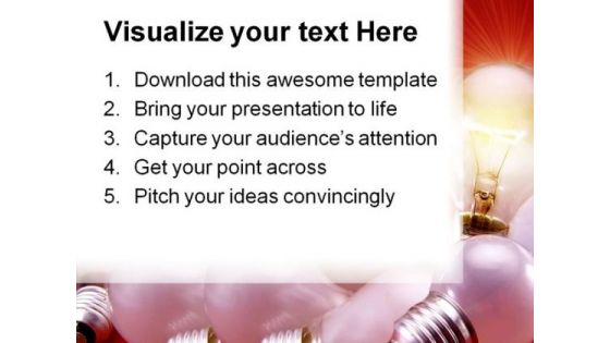 One Bright Mind Ideas Business PowerPoint Templates And PowerPoint Backgrounds 0211