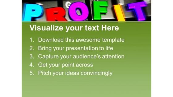 Online Business Development And Profits PowerPoint Templates Ppt Backgrounds For Slides 0313