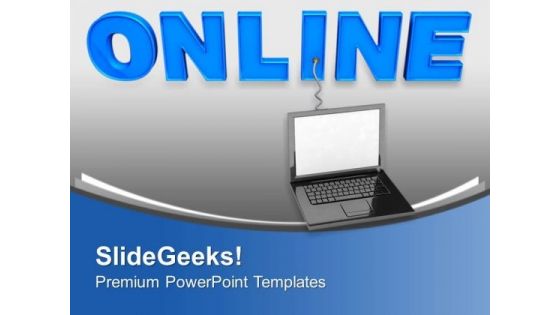 Online Business Technology PowerPoint Templates Ppt Backgrounds For Slides 0313 Online Business Technology PowerPoint Templates Ppt Backgrounds For Slides 0313