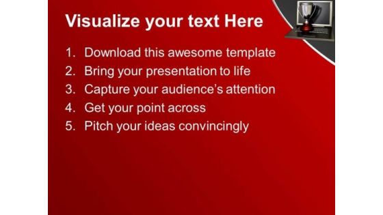 Online Championship Winner PowerPoint Templates Ppt Backgrounds For Slides 0313