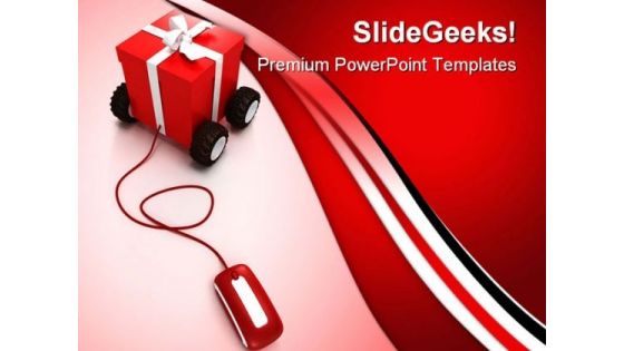 Online Christmas Shopping Internet PowerPoint Templates And PowerPoint Backgrounds 0311