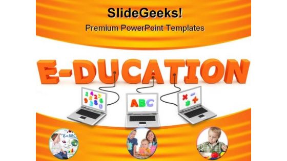 Online Concept Education PowerPoint Backgrounds And Templates 1210