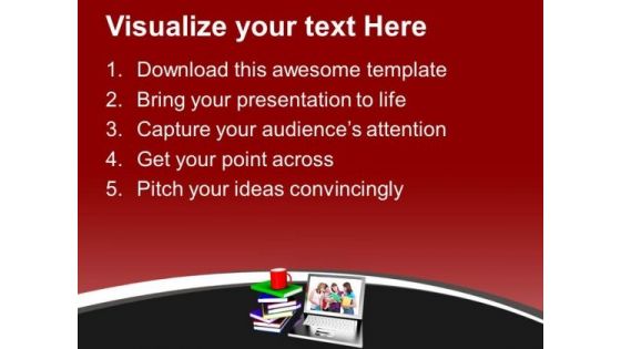 Online Education And Learning Concept PowerPoint Templates Ppt Backgrounds For Slides 0213