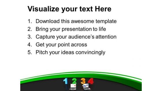 Online Education Concept Technology Internet PowerPoint Templates Ppt Backgrounds For Slides 0113