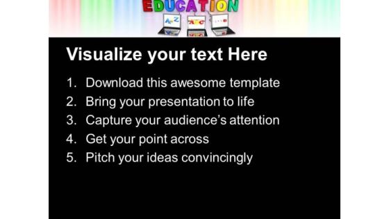 Online Education Technology PowerPoint Templates And PowerPoint Themes 0612