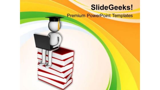 Online Education To Gain Success In Career PowerPoint Templates Ppt Backgrounds For Slides 0513