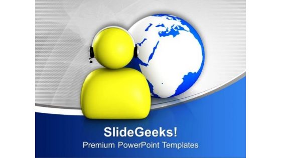 Online Help Available Customer Service PowerPoint Templates Ppt Backgrounds For Slides 0713