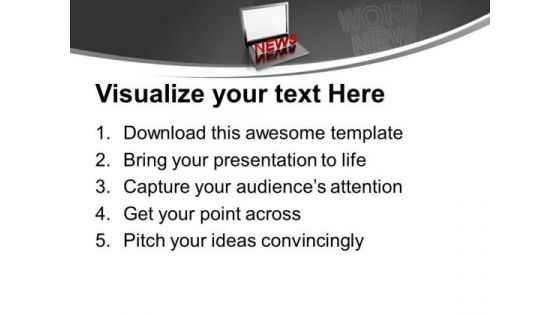 Online International News PowerPoint Templates Ppt Backgrounds For Slides 0313