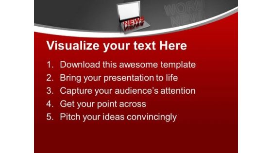Online International News PowerPoint Templates Ppt Backgrounds For Slides 0313