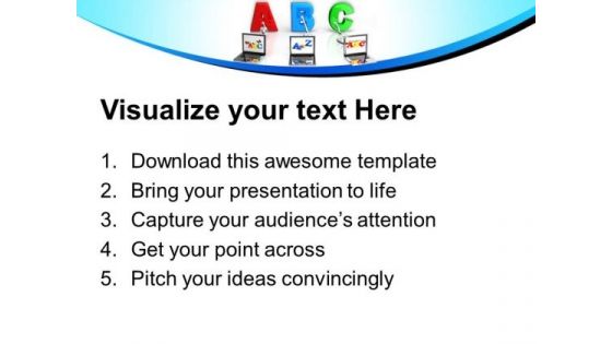 Online Learning Education PowerPoint Templates And PowerPoint Themes 0612
