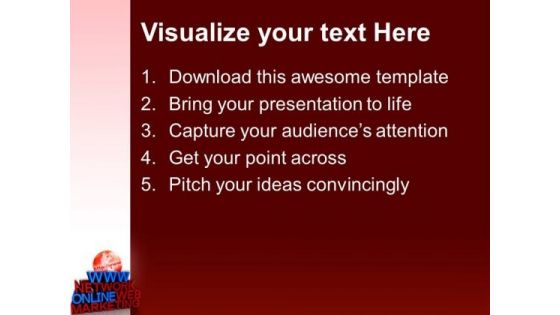 Online Marketing Communication PowerPoint Templates And PowerPoint Themes 0712