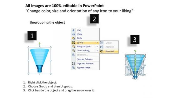 Online Marketing Conversion Funnel PowerPoint Templates