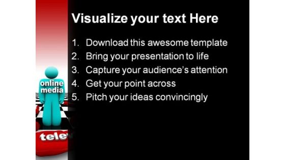 Online Media People PowerPoint Backgrounds And Templates 1210