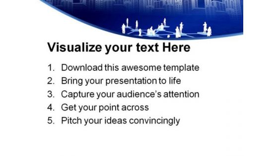 Online Network Communication PowerPoint Themes And PowerPoint Slides 0811