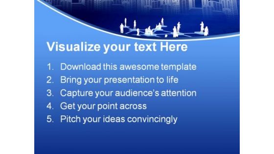 Online Network Communication PowerPoint Themes And PowerPoint Slides 0811