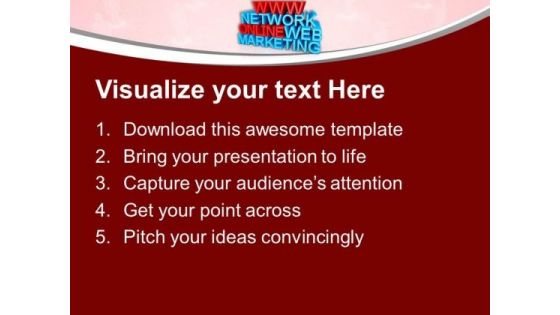 Online Networking Business Marketing PowerPoint Templates Ppt Backgrounds For Slides 0313