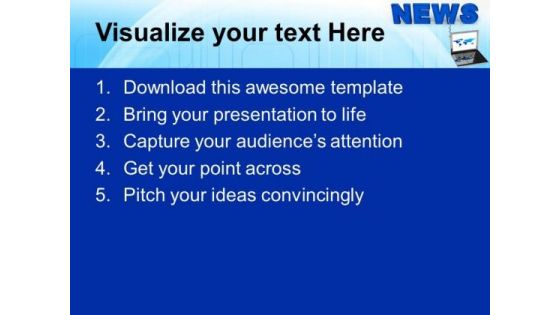 Online News Internet Technology PowerPoint Templates Ppt Backgrounds For Slides 0113