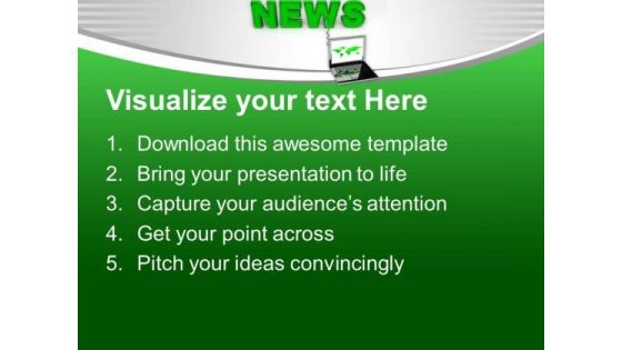 Online News Updates Internet PowerPoint Templates Ppt Backgrounds For Slides 0213