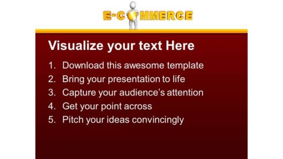 Online Shopping E-commerce Concept PowerPoint Templates Ppt Backgrounds For Slides 0513