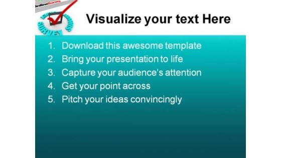 Online Survey Technology PowerPoint Templates And PowerPoint Backgrounds 0511