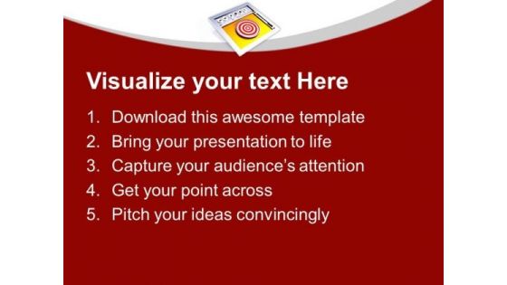 Online Target Browser PowerPoint Templates Ppt Backgrounds For Slides 0413