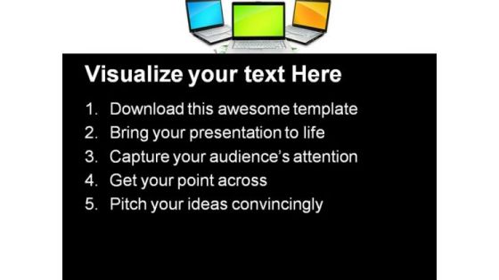 Open Laptop With Money Business PowerPoint Themes And PowerPoint Slides 0411
