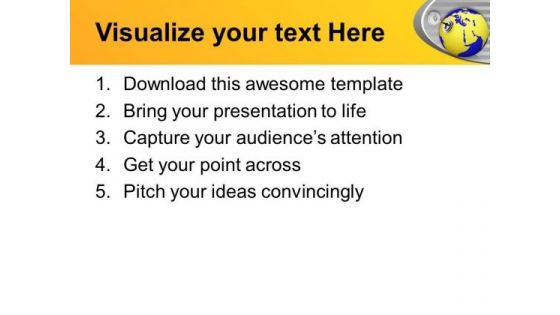 Open The Lock For Global Business PowerPoint Templates Ppt Backgrounds For Slides 0513