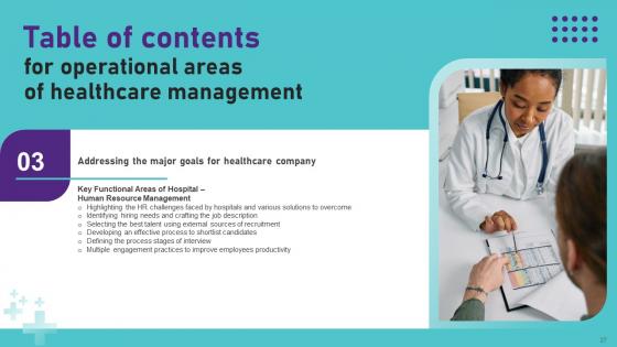 Operational Areas Of Healthcare Management Ppt PowerPoint Presentation Complete Deck With Slides