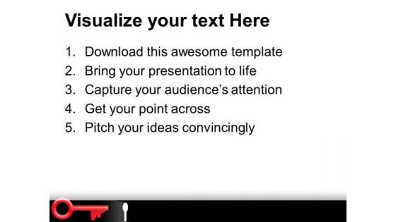 Opportunity Key With Idea Business PowerPoint Templates And PowerPoint Themes 0512