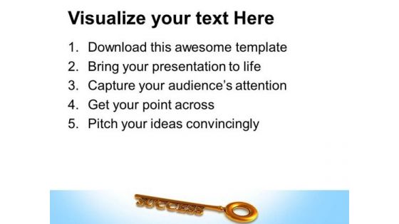 Opportunity Keys Success PowerPoint Templates And PowerPoint Themes 0712