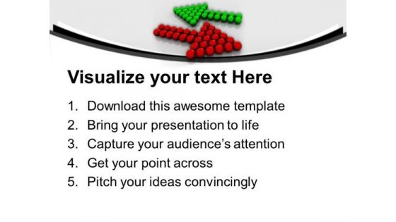 Opposite Arrows Business PowerPoint Templates And PowerPoint Themes 1012