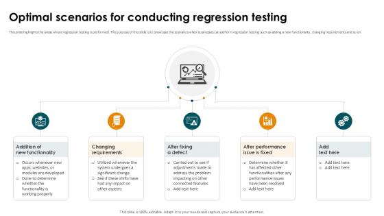 Optimal Scenarios For Conducting Regression Smoke Testing Ppt Presentation