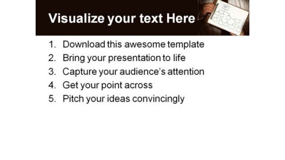 Optimistic Businessman Business PowerPoint Themes And PowerPoint Slides 0611