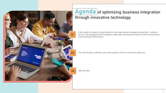 Optimizing Business Integration Through Innovative Technology Complete Deck