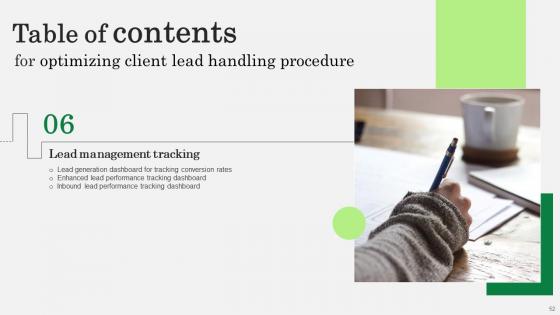 Optimizing Client Lead Handling Procedure Ppt Powerpoint Presentation Complete Deck With Slides