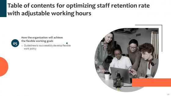 Optimizing Staff Retention Rate With Adjustable Working Hours Ppt Powerpoint Presentation Complete Deck