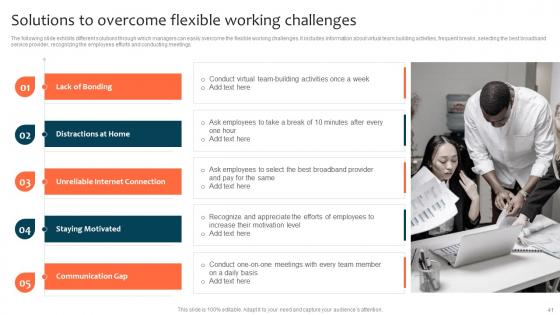 Optimizing Staff Retention Rate With Adjustable Working Hours Ppt Powerpoint Presentation Complete Deck