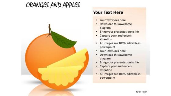 Orange Slices PowerPoint Slides And Ppt Diagram Templates