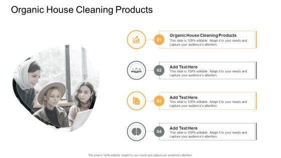 Organic House Cleaning Products In Powerpoint And Google Slides Cpb