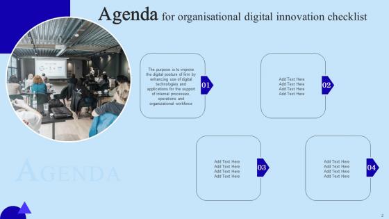 Organisational Digital Innovation Checklist Ppt PowerPoint Presentation Complete Deck With Slides