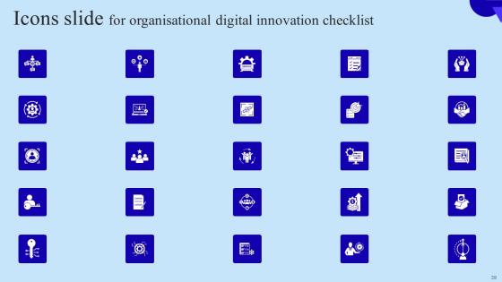 Organisational Digital Innovation Checklist Ppt PowerPoint Presentation Complete Deck With Slides