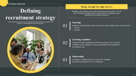 Organizations Guide To Talent Sourcing And Recruitment Ppt Powerpoint Presentation Complete Deck