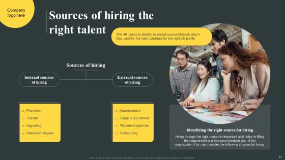 Organizations Guide To Talent Sourcing And Recruitment Ppt Powerpoint Presentation Complete Deck