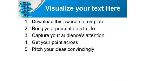 Organize Your Books Education Theme PowerPoint Templates Ppt Backgrounds For Slides 0513