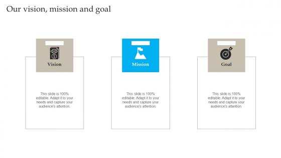 Our Vision Mission And Goal Banking Industry Business Plan Go To Market Strategy Portrait Pdf