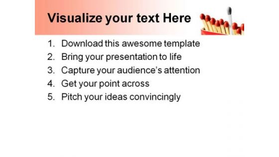 Out Of Crowd Business PowerPoint Themes And PowerPoint Slides 0811