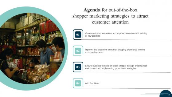Out Of The Box Shopper Marketing Strategies To Attract Customer Attention Complete Deck