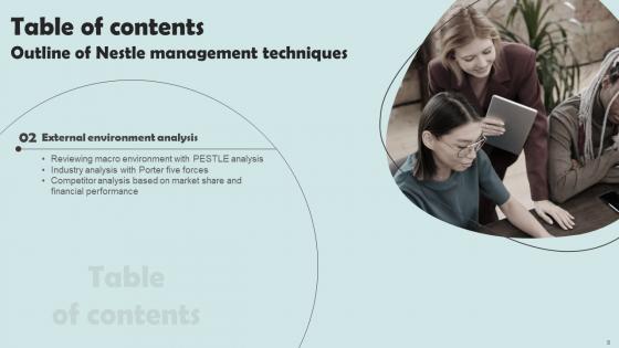 Outline Of Nestle Management Techniques Ppt Powerpoint Presentation Complete Deck