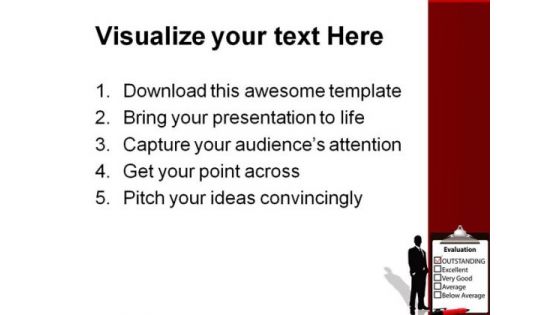 Outstanding Evalution Business PowerPoint Template 1110